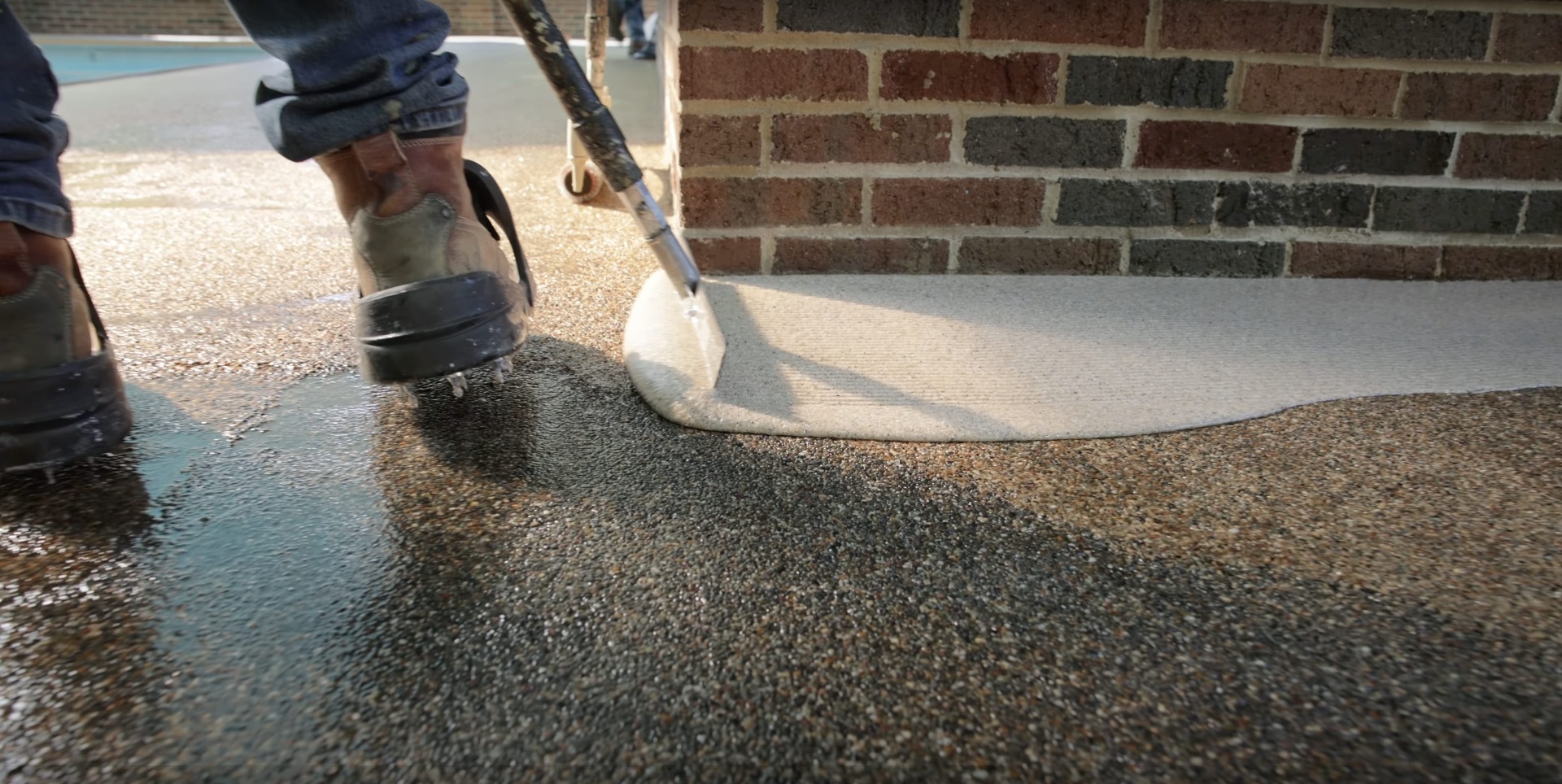 Concrete driveway installation and resurfacing services in Margate Florida